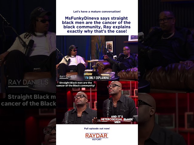 Funky Dineva says straight black men are the cancer of the black community?