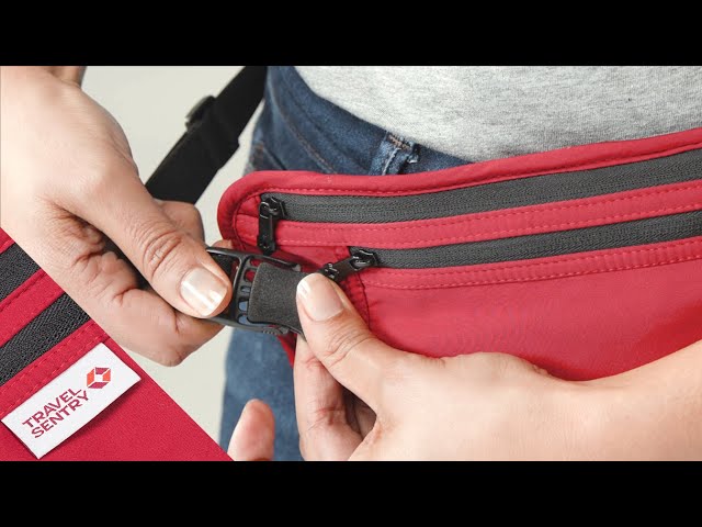 Vídeo relacionado con Qfdiwr - Cinturón de para billetera de viaje con cremallera y bolsillo secreto antirrobo para viajes - almacenamiento seguro de plata discreta para hombres