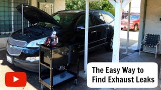 How to find  Exhaust Leaks with a Smoke Machine