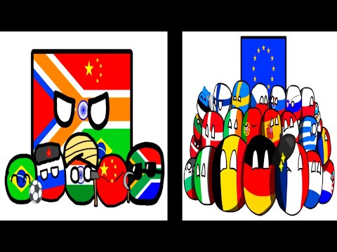 BRICS vs European Union... (Explained by Countryballs)