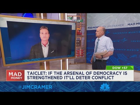 Lockheed Martin CEO Jim Taiclet goes one-on-one with Jim Cramer thumbnail