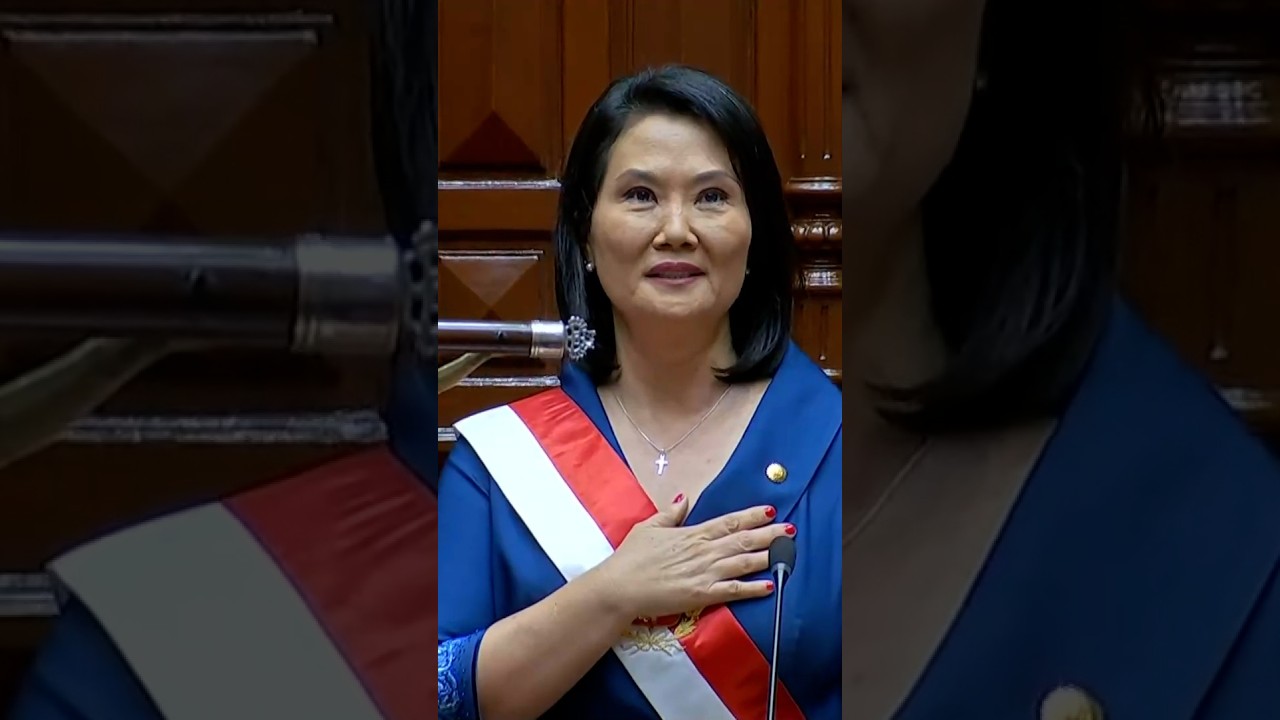 Keiko Fujimori juramenta como nueva presidenta de Perú