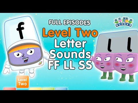 #ステイヤーズーム アルファブロック レベル2｜全話フル動画｜文字の音 - FF LL SS｜#ホームスクーリング (#Stayathome - Alphablocks Level Two | FULL EPISODES | Letter Sounds - FF LL SS | #HomeSchooling)