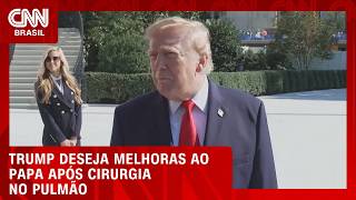 Vídeo: Trump diz esperar que o papa Leão XIV "melhore rapidamente" | CNN NOVO DIA