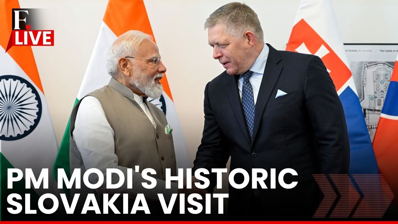 PM Modi in Slovakia LIVE: PM Modi Receives Grand Welcome in Slovakia, Meets Slovakia PM Robert Fico