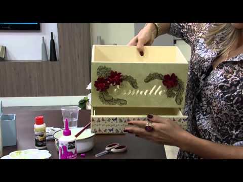 Mulher.com 07/08/2014 - Caixa Esmaltes Scrapdecor por Mamiko Yamashita - Parte 2