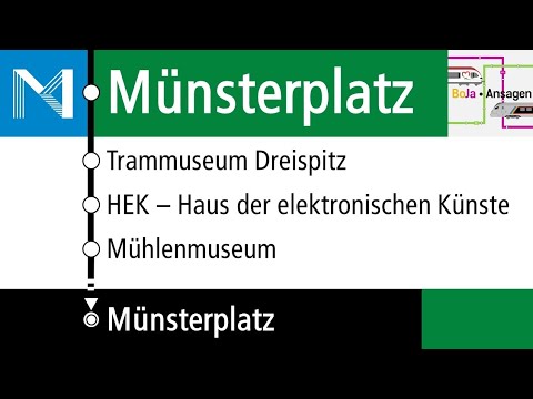 Museumsnacht 2023 Ansagen | Blau Münsterplatz - HEK - Münsterplatz | BoJa Ansagen