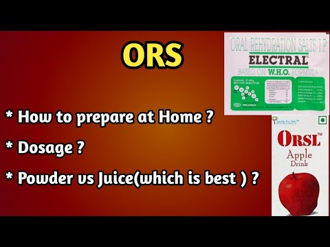 ORS Benefits and How to prepare ORS at Home ?
