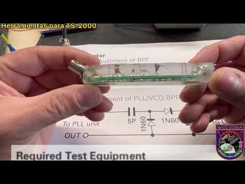 EA3HWU Vídeo 3 MANUAL SERVICIO TS-2000 auto construirnos las herramientas de ajuste.