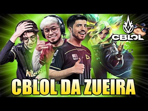 ENTREGADA do TITAN e FLASH PERFEITO do AEGIS - CBLOL DA ZUEIRA