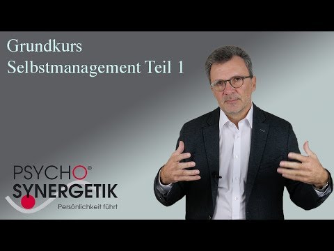 Grundkurs Selbstmanagement Teil 1 (LK3)