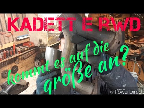 opel kadett e "rwd" - ep23 " 2.5" v2a auspuff" "dickes rohr"