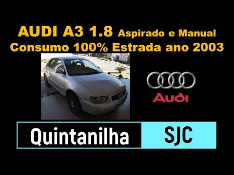 Audi A3 1.8 Aspirado Manual - Consumo 100% Estrada (Incrível)