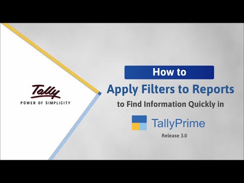 Apply Filters to Reports