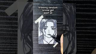 drawing random girl part 2 #art #viral #drawing #trending #aesthetic