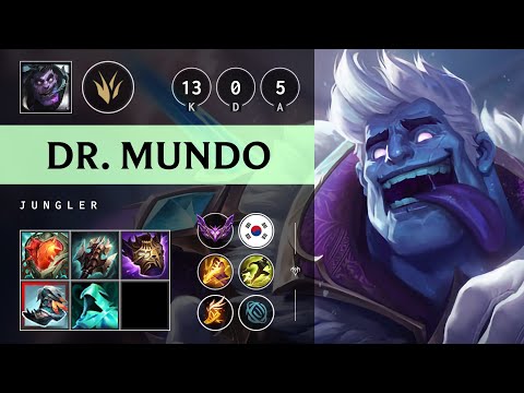 Dr. Mundo Jungle vs Fiddlesticks - KR Master Patch 25.17