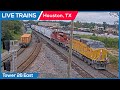 LIVE Trains Railcam Houston Texas Tower 26 East Cam