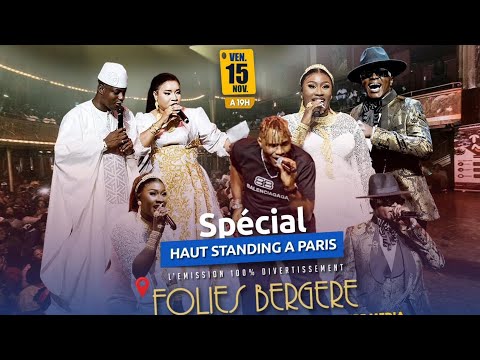 OM TV : MARIAM BA & ADJI ONE & DJOSS  SARAMANI   DANS L'EMISSION HAUT STANDING A PARIS EN 100% LIVE