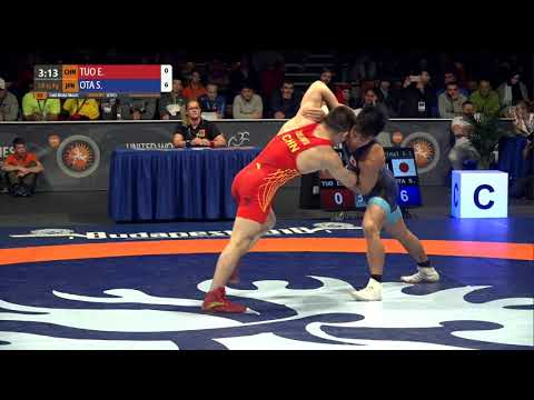 GOLD GR - 63 kg: E. TUO (CHN) v. S. OTA (JPN)
