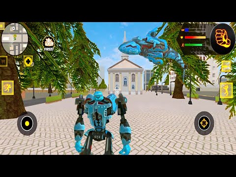 Robot Shark 2 Transformers Game By Naxeex - Android Gameplay