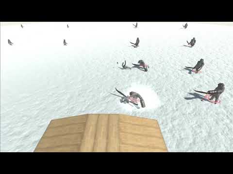 8 Poojectile Gorilla snow vs all units - Animal Revolt Battle Simulator