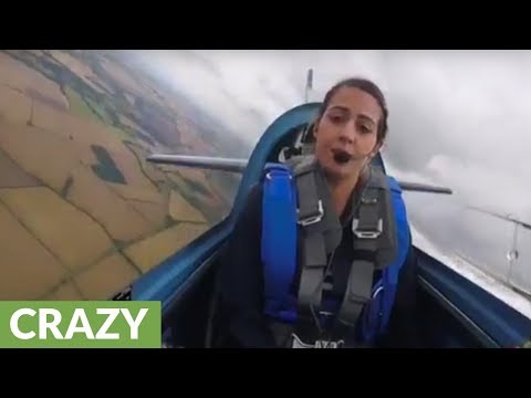 Aerobatic Pilot Looks Positively Miserable Fighting Negative G-Forces