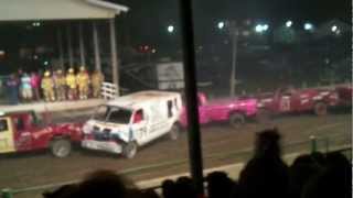 preview picture of video 'Full size truck Demo at 2012 Steuben county fair'