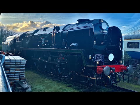 35028 Clan Line at 75!!! Passing Templecombe