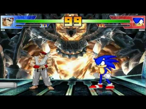 Mugen Fight Channel #146 Ryu vs Sonic