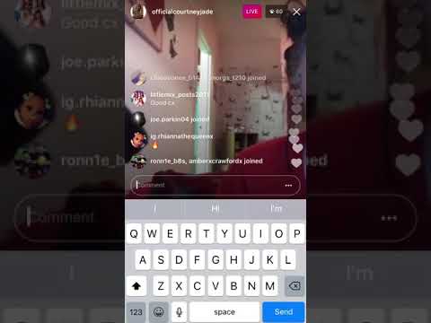 Courtney jade singing on insta Leeked!