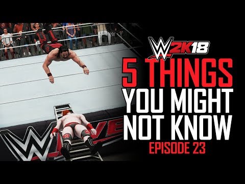 WWE 2K18 - 5 Things You MIGHT Not Know! #23 (Crazy Ladder Moments, Bonus Moves, WWF & More)