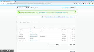 Xero Batch Payments + Reconciling in xero