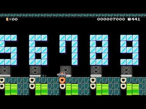 呪200 コインを結んでできる正方形は何個?(全6問) by べび - SUPER MARIO MAKER - NO COMMENTARY 1az