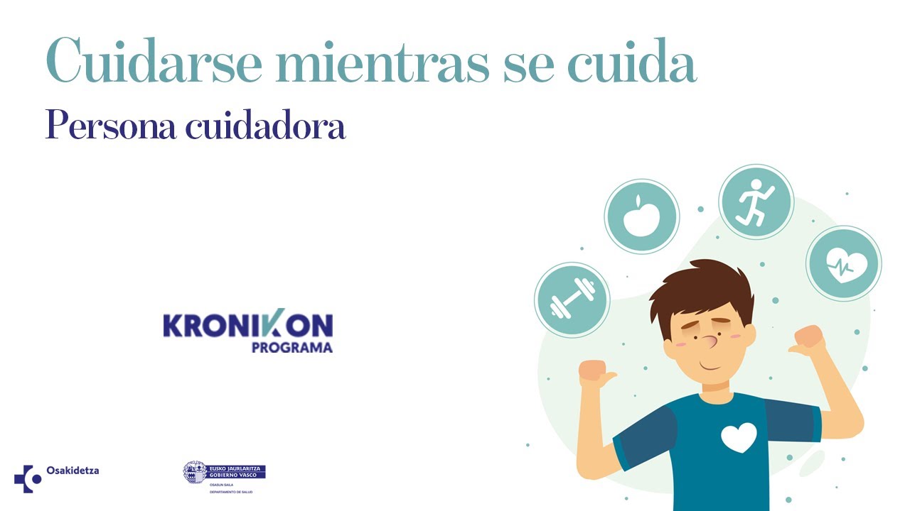 V&iacute;deo sobre Cuidarse mientras se cuida. Persona cuidadora