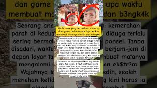 Download lagu kisah anak kecanduan main game sampe lupa waktu mp3