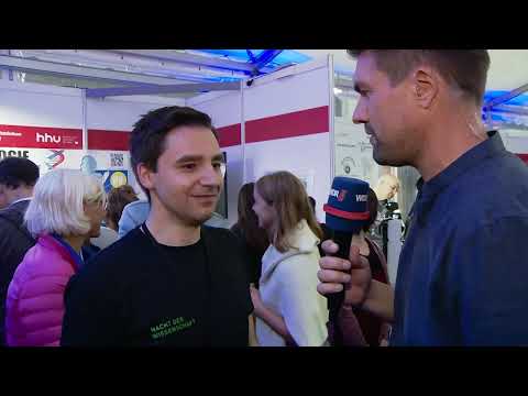 WDR Lokalzeit aus Düsseldorf bei der Nacht der Wissenschaft 2022