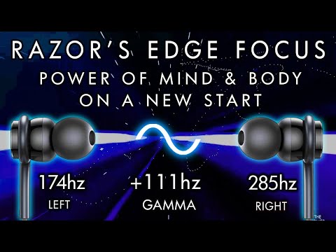 The Razor's Edge Focus - 111hz Gamma For Brain & Body Power