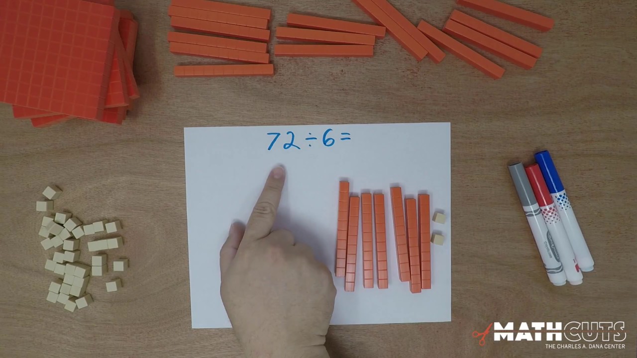 MathCuts   Dividing with Base 10 Blocks