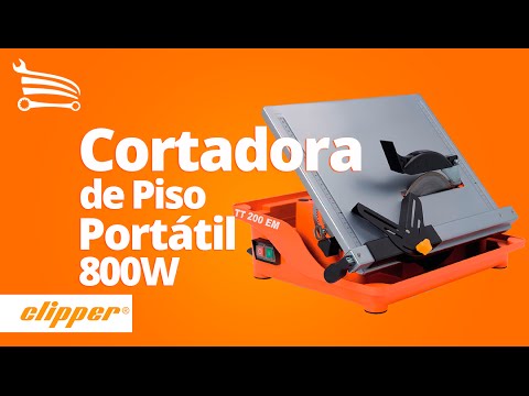 Máquina Cortadora de Piso Portátil com Bancada 800W  - Video