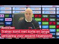 Slot baalt van nederlaag Feyenoord tegen Vitesse: 'Twee keer verloren door persoonlijke fouten'