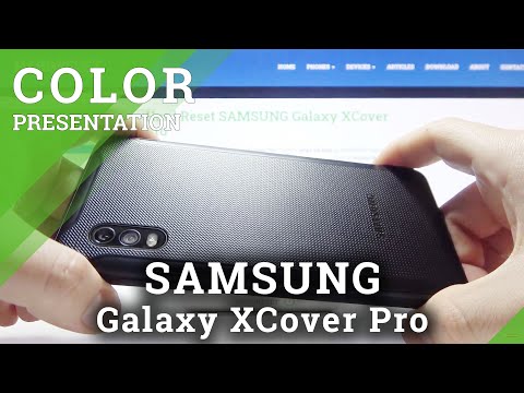 Color Presentation - SAMSUNG Galaxy XCover Pro in Black