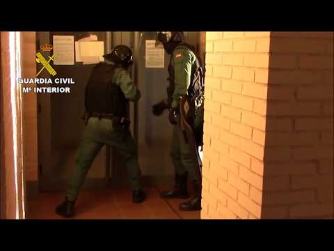 Actuación de la Guardia Civil en la Operación Somachine'