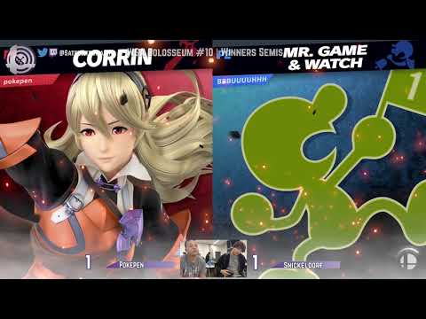 Pokepen (Corrin) vs. Snickeldorf (Game & Watch) - WGA Colosseum #10 - Winners Semis