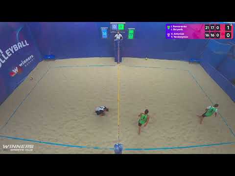 13:25 I. Romanenko / I. Skrynnik - V. Antoniuk / Y. Yevdokymov 08.09.2022 | Winners Beach Volleyball