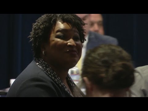 Former Georgia gubernatorial candidate Stacey Abrams is telling a congressional committee about voting problems in the state during the November 2018 election. (Feb. 19)