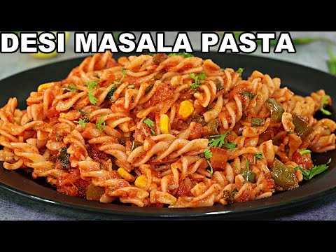 , title : 'Desi Masala Pasta - Indian Style Pasta Recipe | Quick Masala Pasta Recipe'