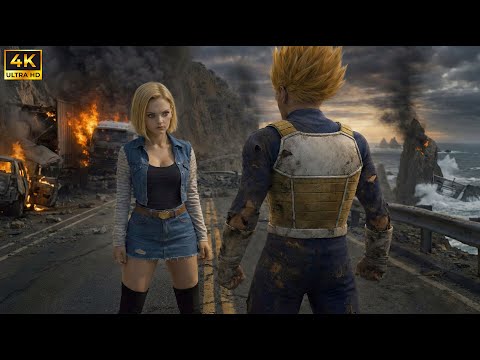 VEGETA vs ANDROID 18 4K | Deadly Beauty vs. The Prince's Pride - AI Live Action Dragon Ball Z
