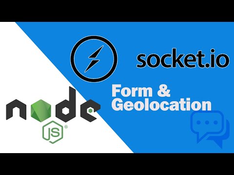 Node JS Socket IO Form Geolocation