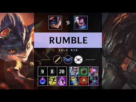 Rumble Mid vs Yasuo - KR Diamond Patch 25.13