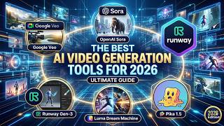 Top 5 AI Video Generation Tools 🎥 Best AI Video Generators for Cinema, Marketing & Content Creation
